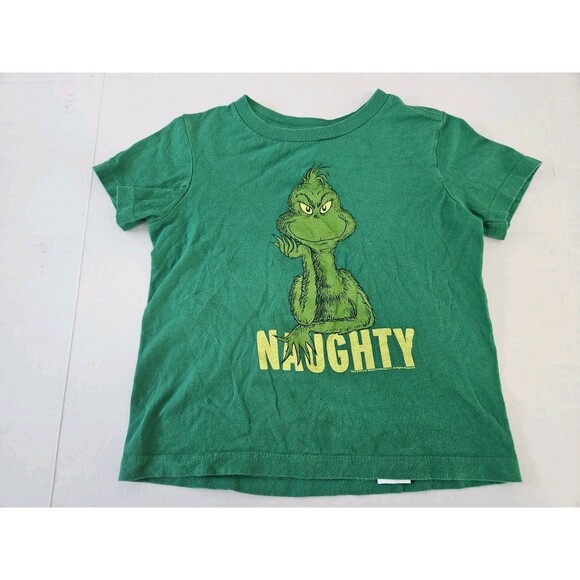 Old Navy Collectible The Grinch Shirt Kids XS Sz 5 Christmas - Picture 1 of 5
